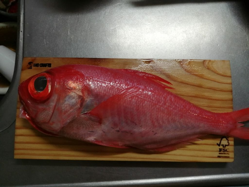 q Wood Plank ウッドプランク で作る金目鯛の塩釜焼のレシピ お正月はゴージャスに鯛をグリルで 10秒迷路